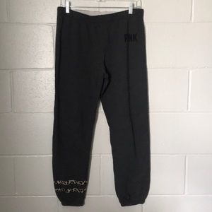 PINK Gray Sweatpants